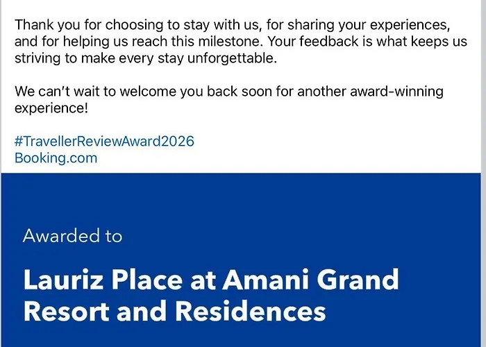 アパート Lauriz Place At Amani Grand And Residences